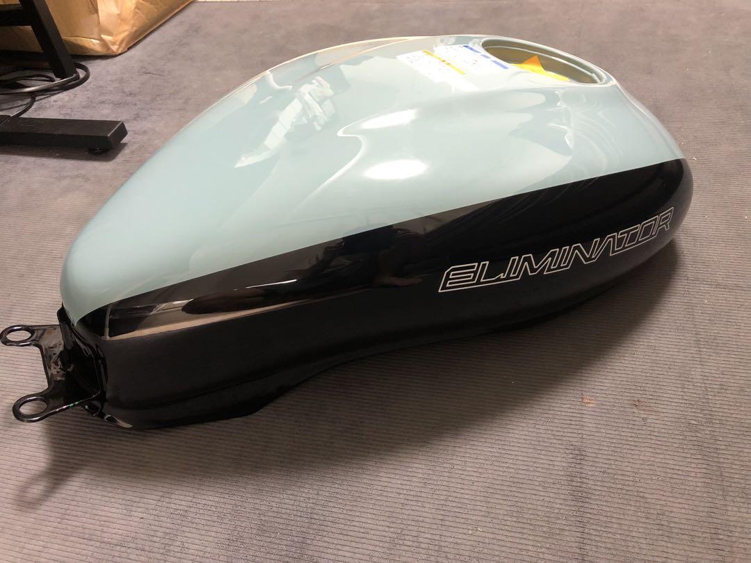 エリミネーター400SE新車外しタンクセット ブルー×ブラック