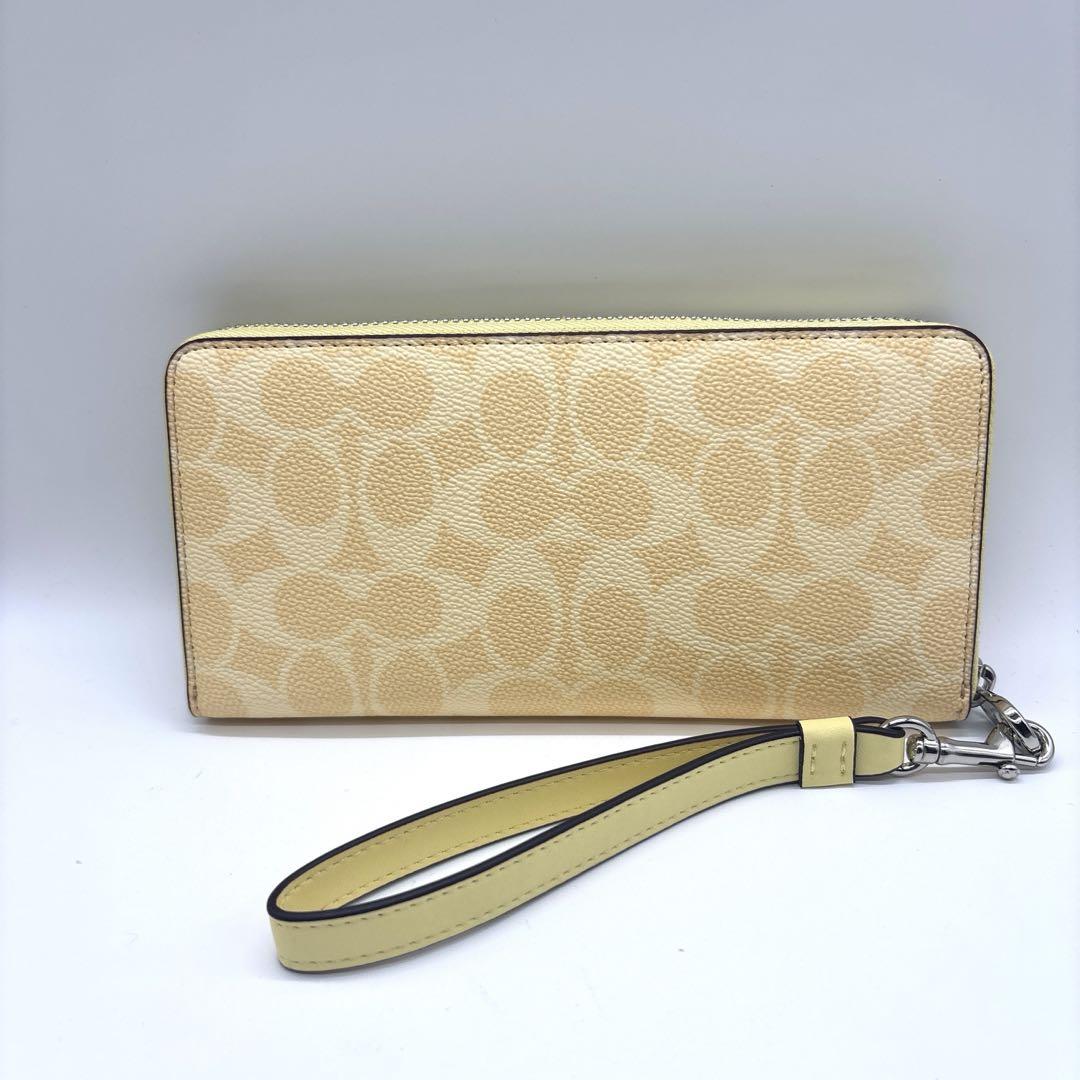 冬の感謝セール 新品未使用】COACH/コーチ長財布 CW778 イエロー - メルカリ 小物