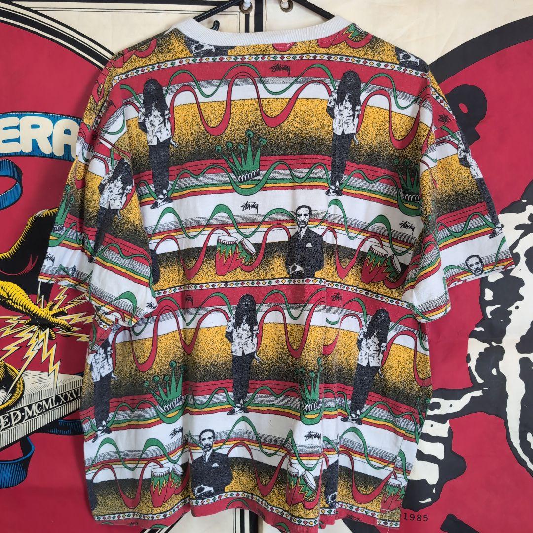 80s OLD STUSSY ボブxセラシエ VINTAGE USA製 表記XL