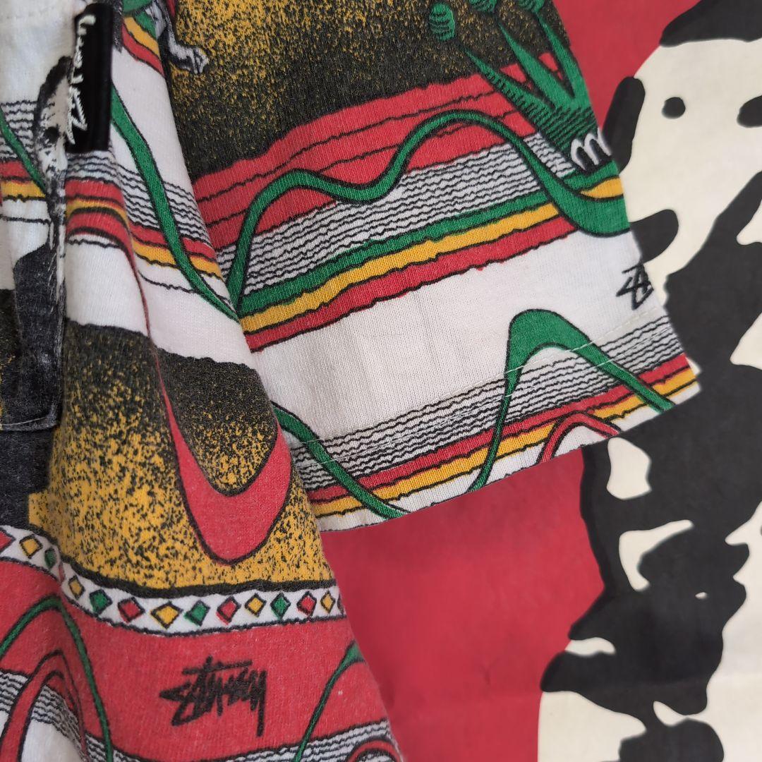 80s OLD STUSSY ボブxセラシエ VINTAGE USA製 表記XL