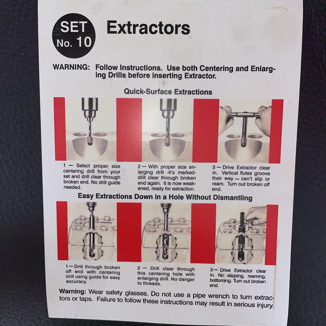 メンテナンス SNAP-ON Blue-Point SCREW EXTRACTOR