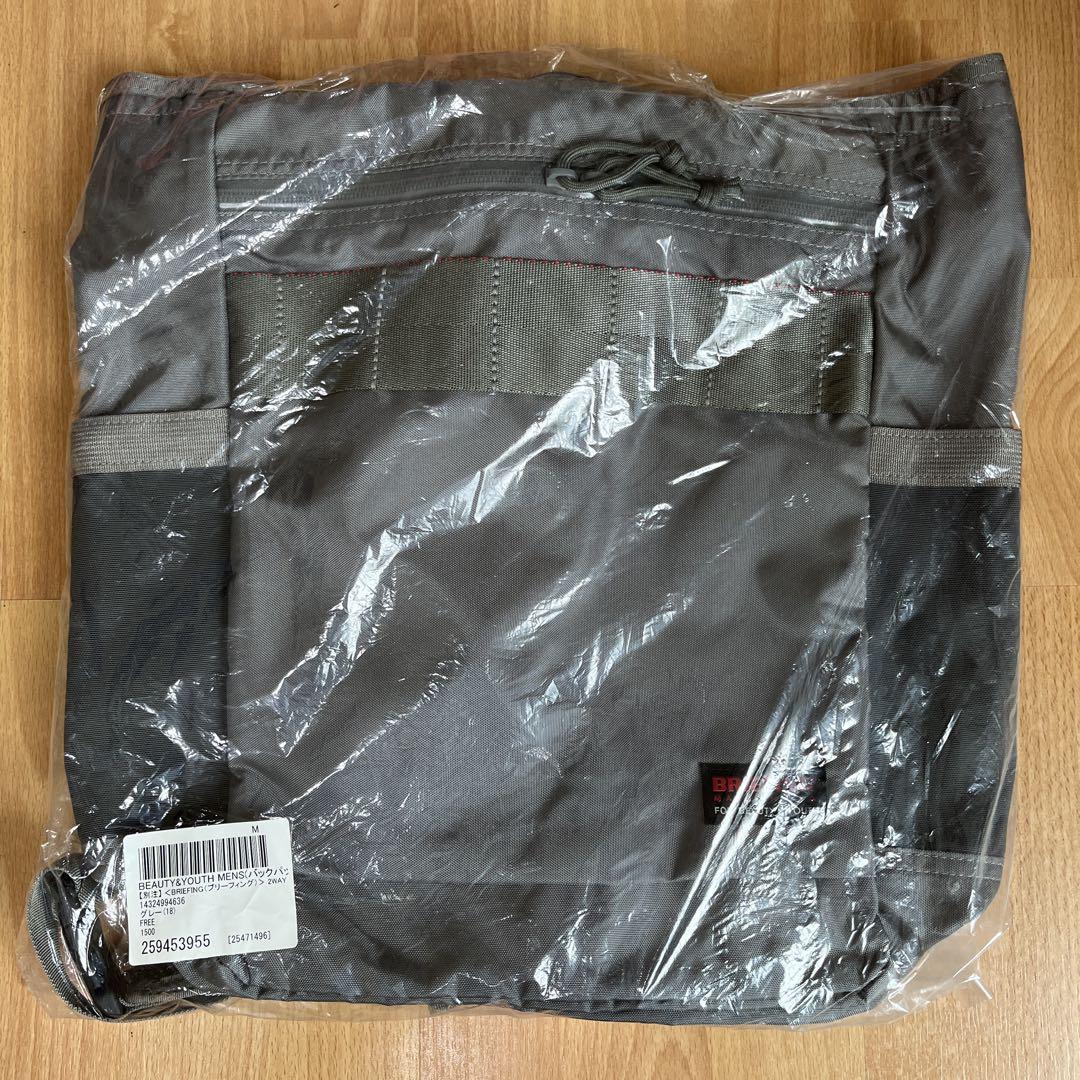 【新品・未使用品】 BRIEFING × B&Y別注 2WAY BACKPACK