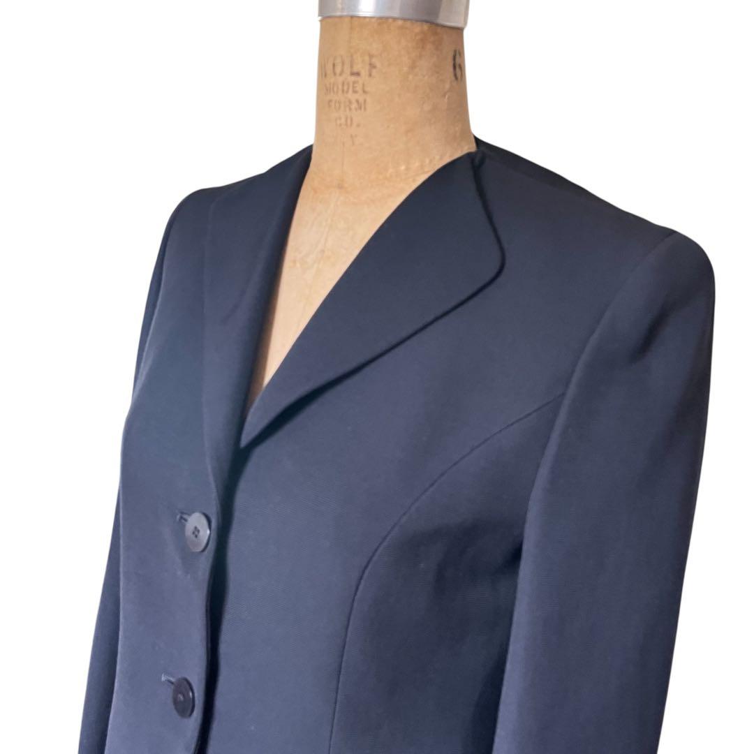 Max Mara 銀タグ セットアップ ネイビー 36 ジャケット&パンツ Max Mara 銀タグ セットアップ ネイビー 36 ジャケット&パンツ