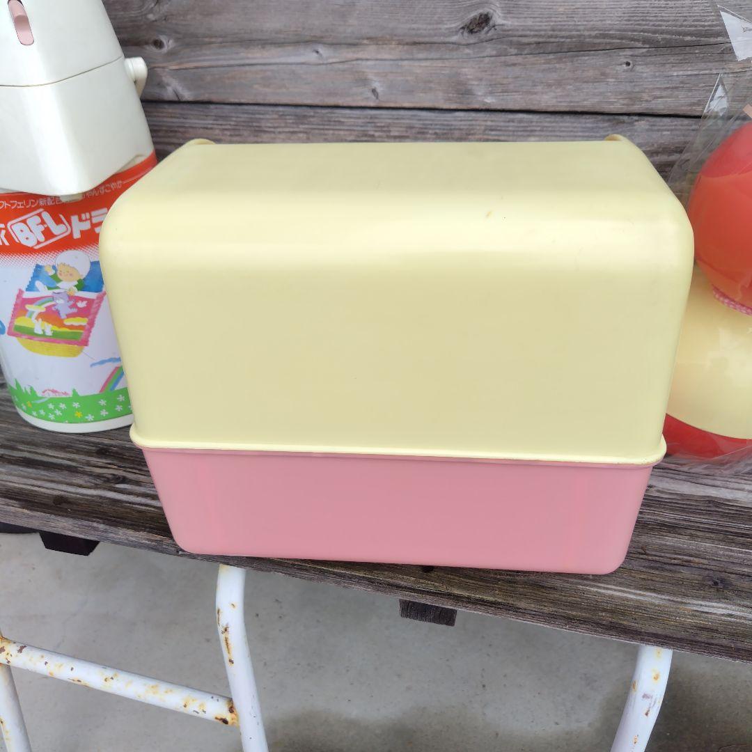 当時物 昭和レトロ セット 赤ちゃん ポットパンケース 収納