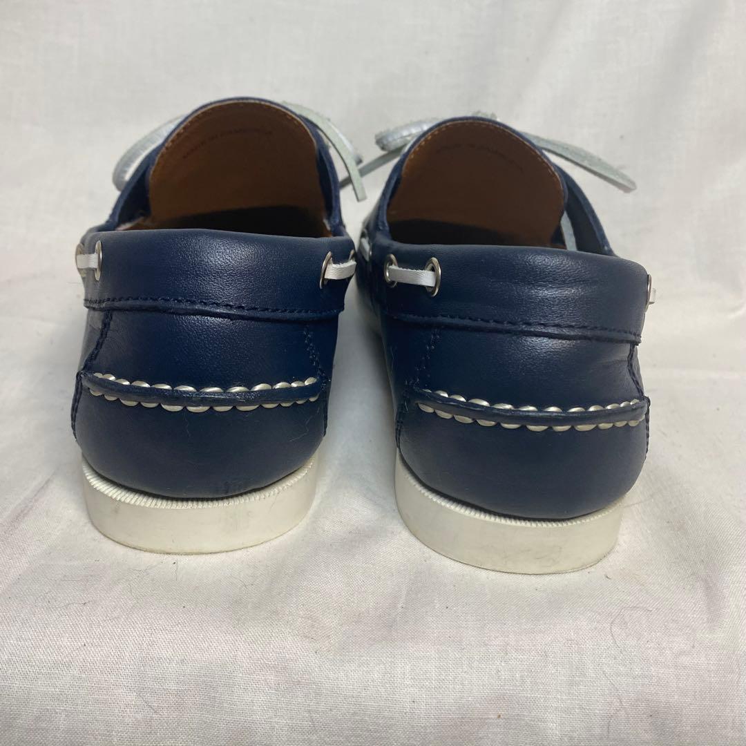 REGALWorth Collection デッキシューズ ネイビー 本革 25 - メルカリ