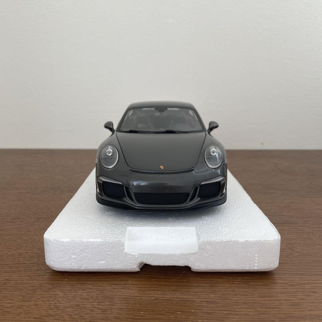ミニチャンプス　ポルシェ 911 (991) GT3 1/18 グレー