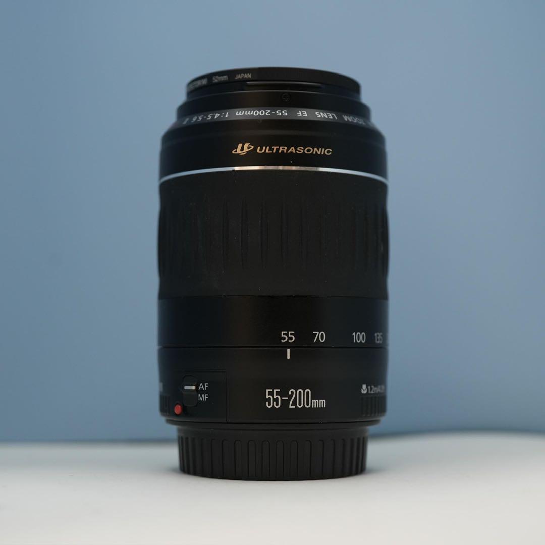Canon純正 55-200mm 望遠レンズ 極美品 a3547