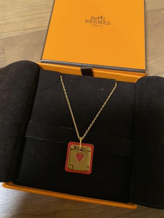エルメス HERMES ペンダント アス ドゥ クール 新版 【ふるさと割】 お値下げしました!エルメス アス・ドゥ・クール ネックレス ネックレス
