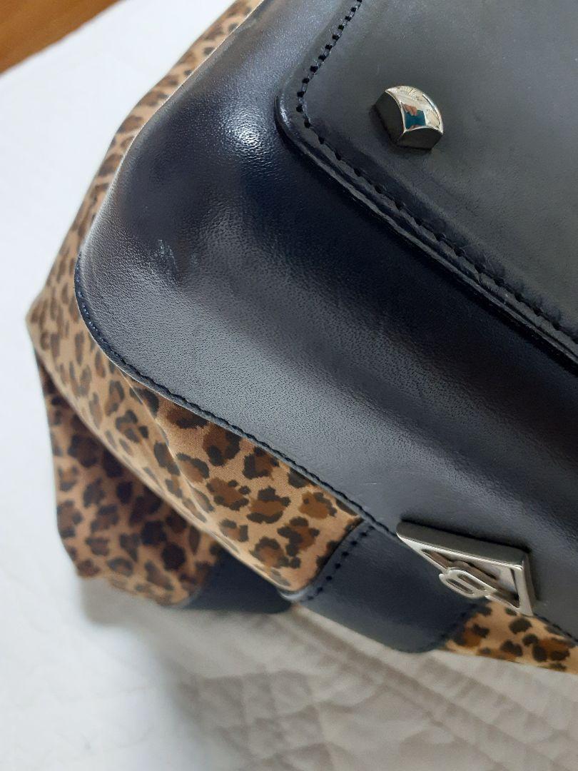 未使用】BOTTEGA VENETA ヒョウ柄 ショルダーバッグ ブラウン
