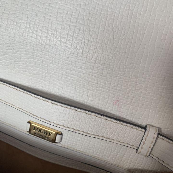 LOEWE バルセロナ ホワイト/ブラック バイカラー - メルカリ 【本物保証】 バイカラー ホワイト/ブラック バルセロナ LOEWE ショルダーバッグ
