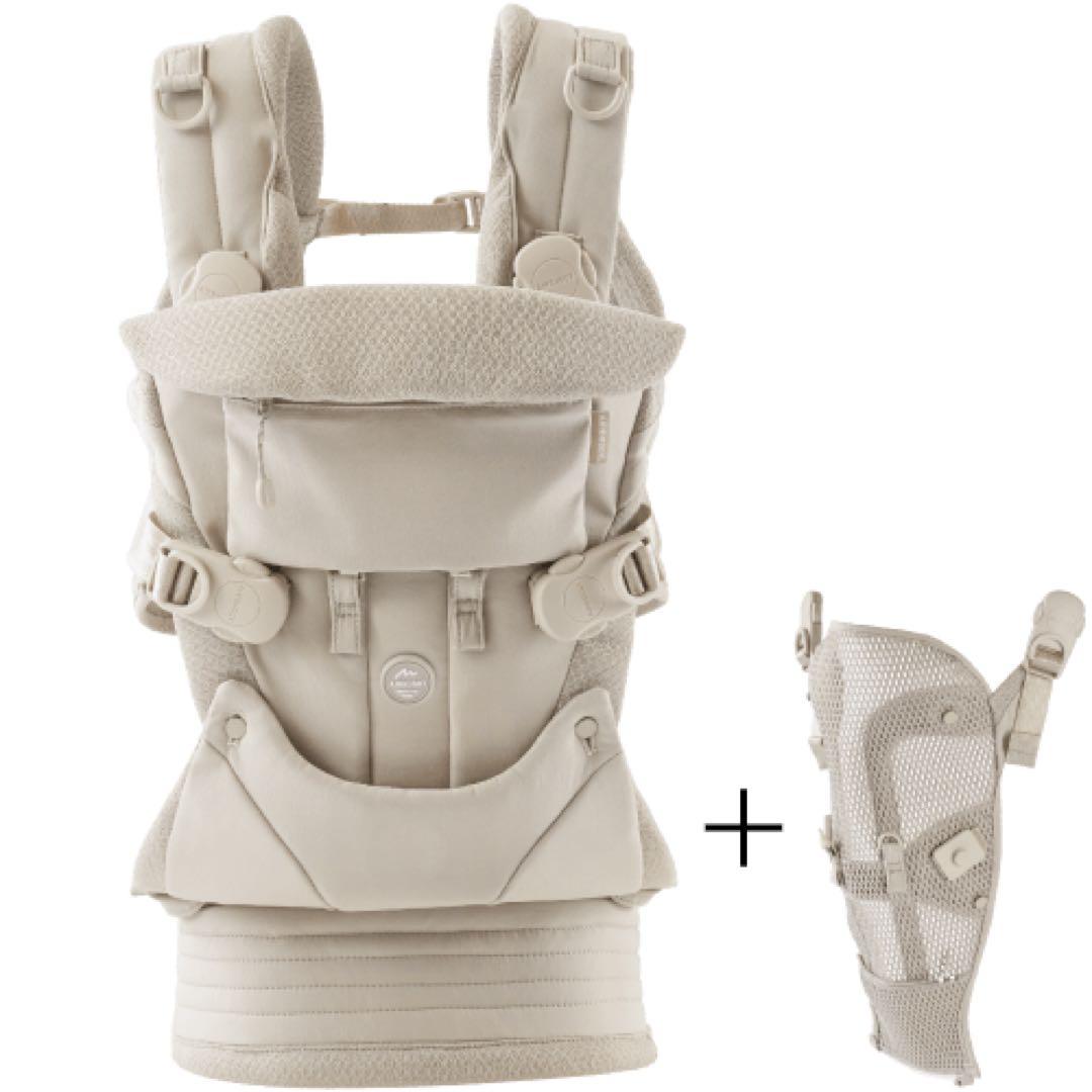 AIRBUGGY ベビーキャリア　抱っこ紐　サンドアッシュ