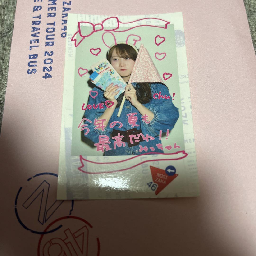 乃木坂46 矢久保美緒 全ツカフェ 2024 チェキ ポラロイド風