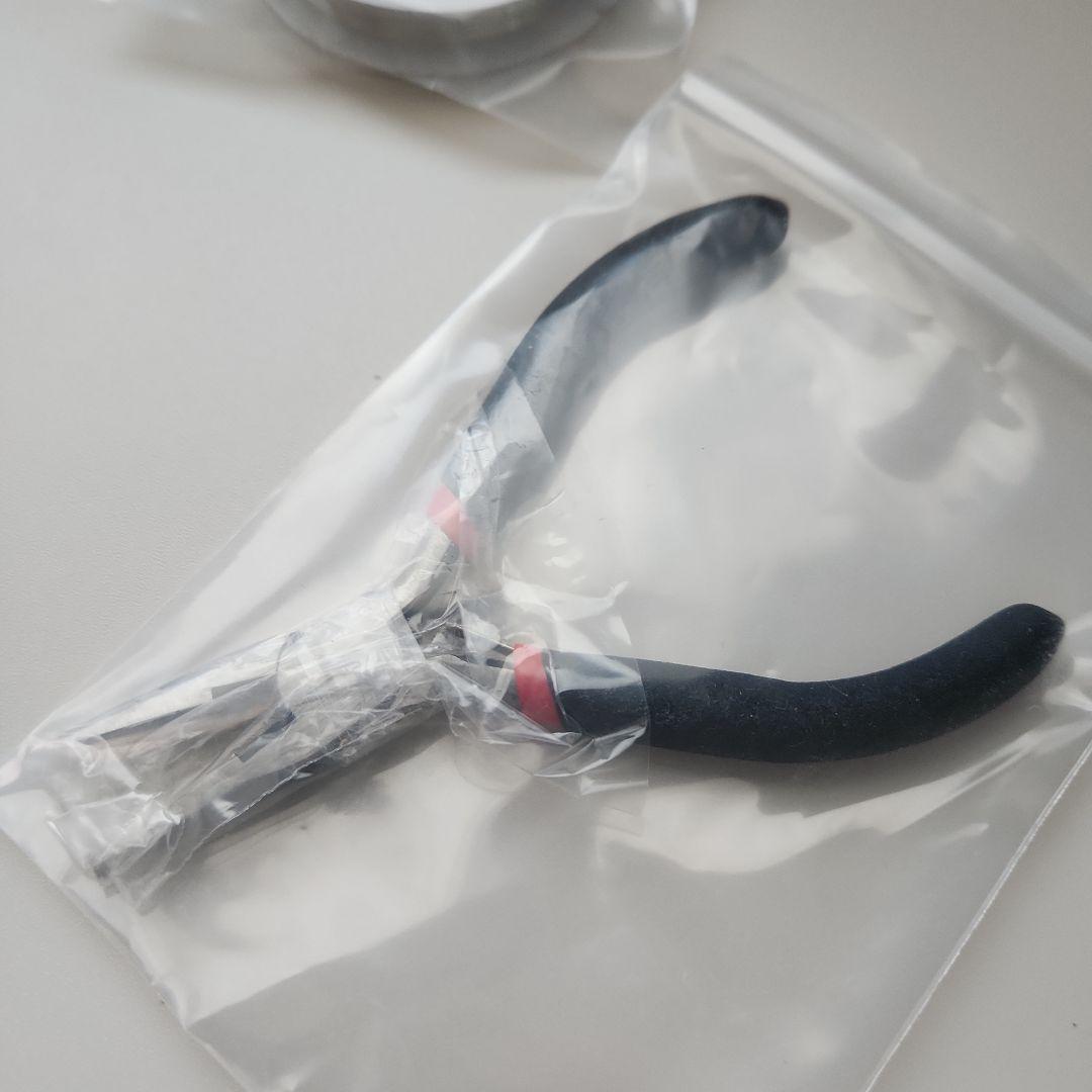 ジュエリー アクセサリー ピンチ プリング 開閉ツール (silver)