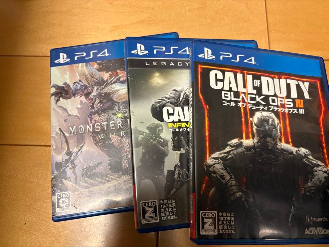 ゲーム3本目立った傷や汚れなし