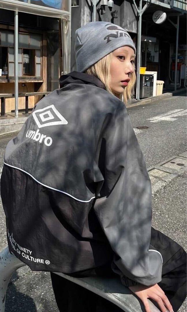 9090 x umbro City Logo Nylon Jacket Ｌ