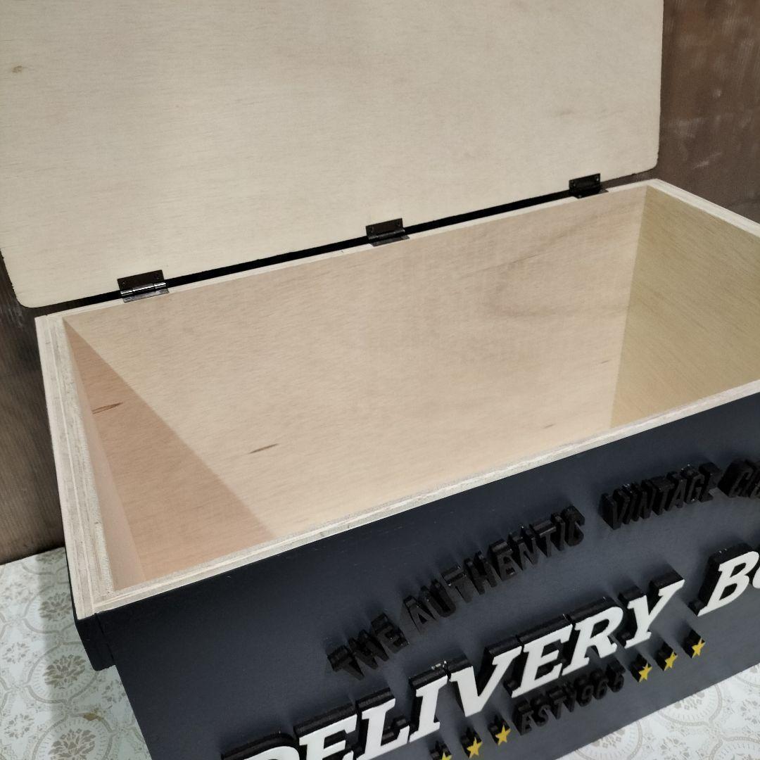 70《宅配BOX》収納 ボックス 置き配 りんご箱 木箱 コンテナ ポスト