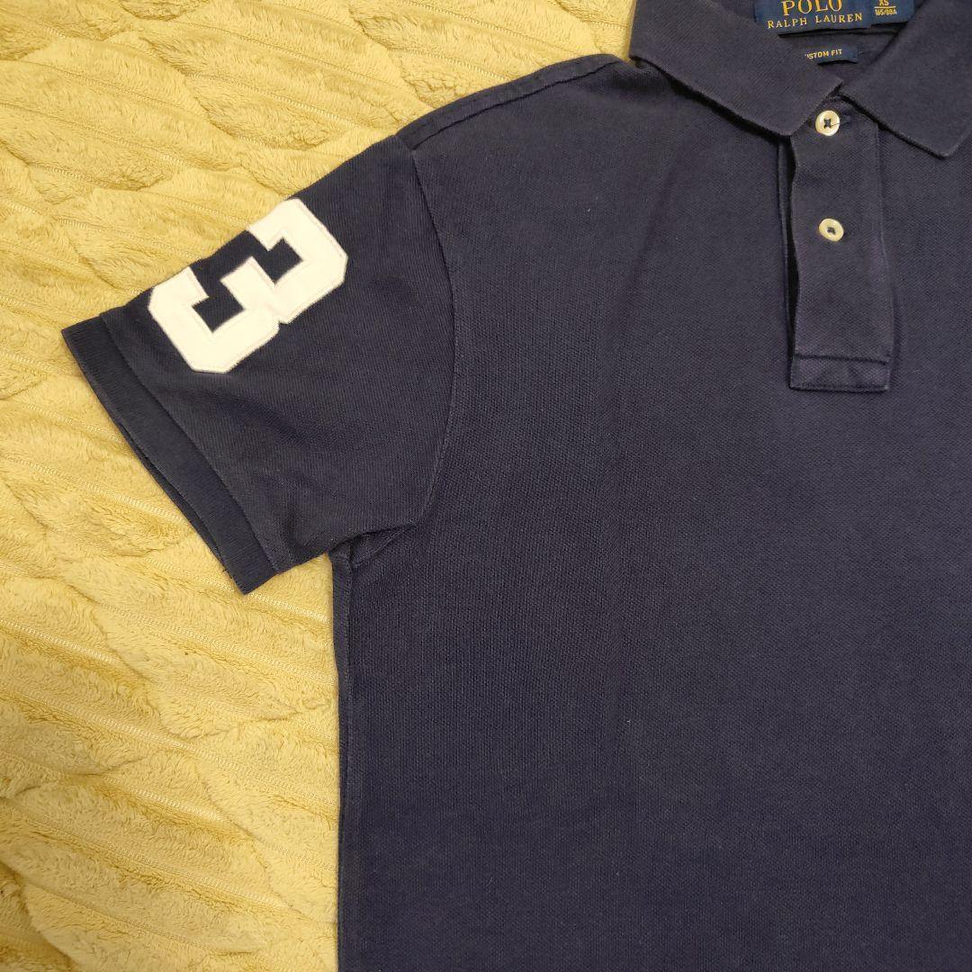 POLO　ポロシャツ　ネイビー　XSサイズ　ビッグポニー　ラルフローレン