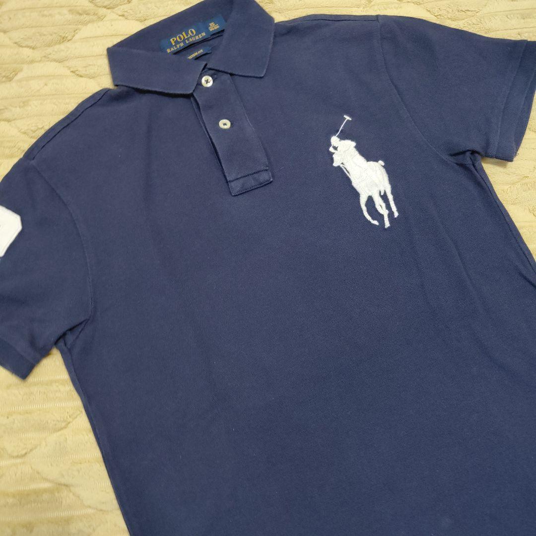 POLO　ポロシャツ　ネイビー　XSサイズ　ビッグポニー　ラルフローレン