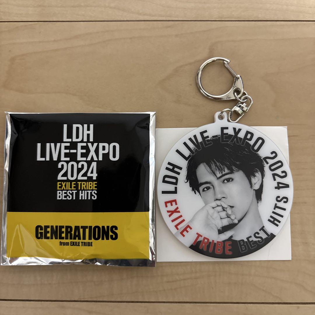 未使用】ランペ RIKU青山陸LDH LIVE EXPOフェイスキーホルダー