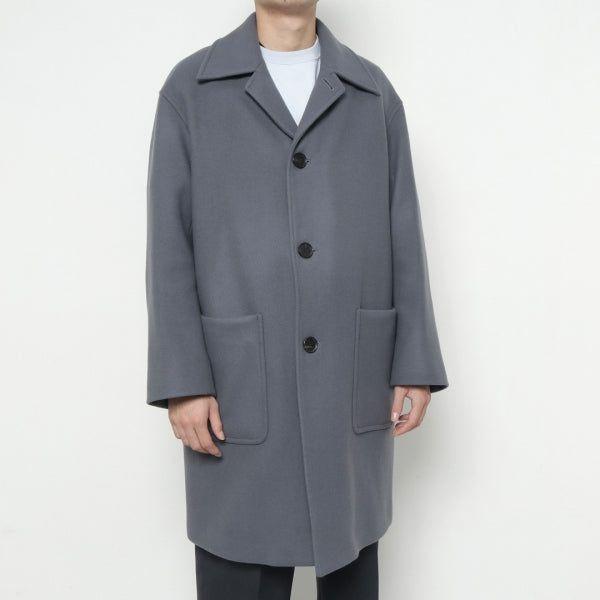 ジャケット・アウター AURALEE LIGHT MELTON SOUTIEN COLLAR COAT
