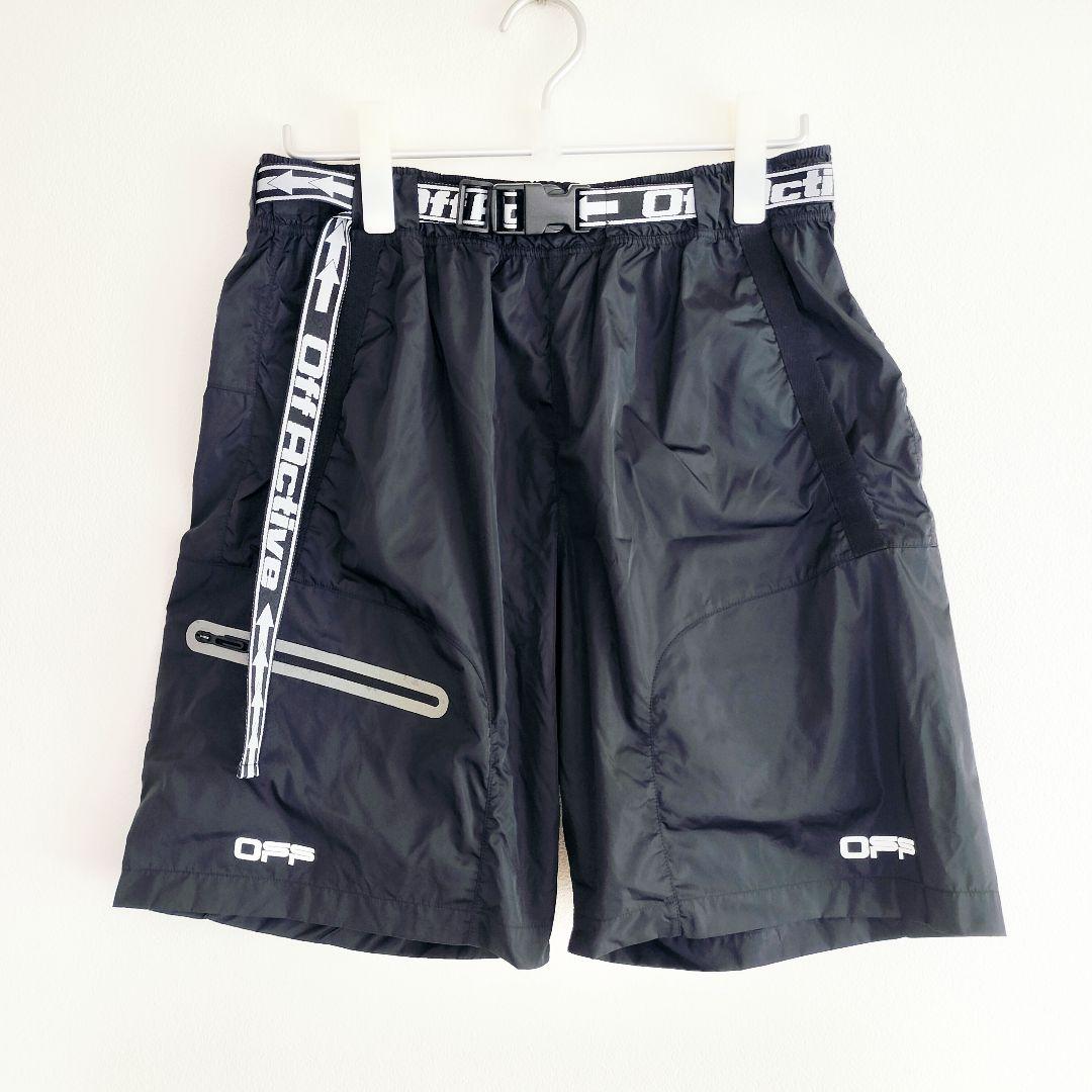 【希少】Off-White オフホワイト track shorts ハーフパンツ