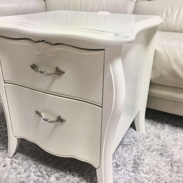 Francfranc ナイトテーブル チェスト ロココ調 家具 C059 Francfranc ナイトテーブル チェスト ロココ調 家具 C059