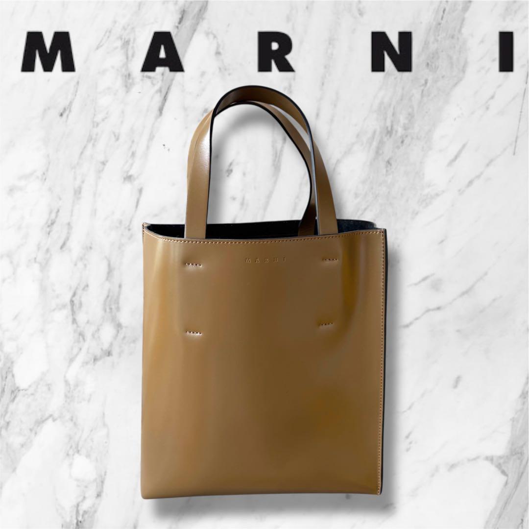 新品未使用　MARNI Museo トートバッグ　ハンドバッグ　ムゼオバッグ