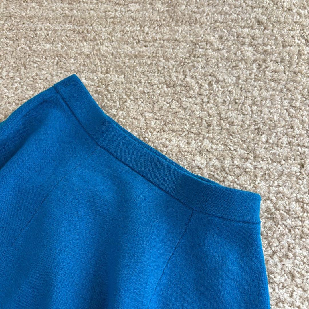 ENFOLD エンフォルド 美品 シンプル バルーンスカート 36 青色 ブルー ENFOLD エンフォルド 美品 シンプル バルーンスカート 36 青色 ブルー