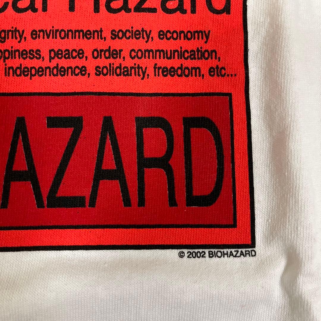 貴重2002 BIOHAZARD バンドTシャツ バイオハザード