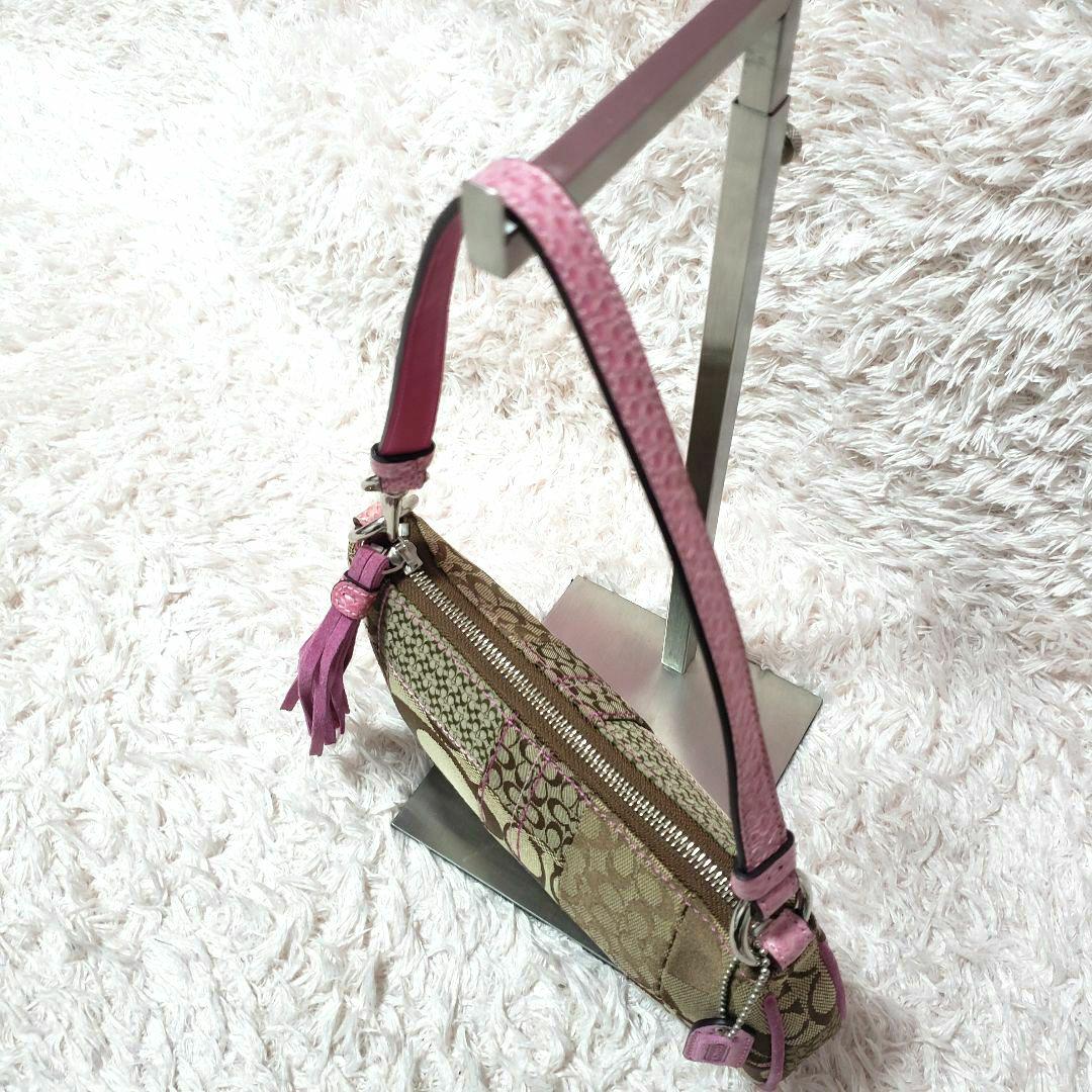 COACH コーチ パッチワーク アクセサリーポーチ ワンショルダー