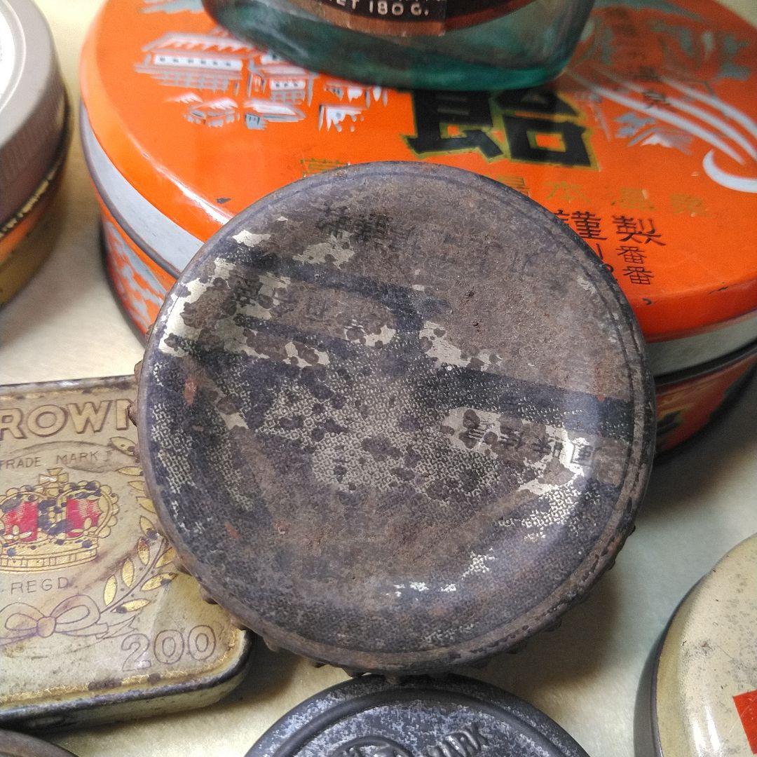 昭和レトロ　空き缶セット
