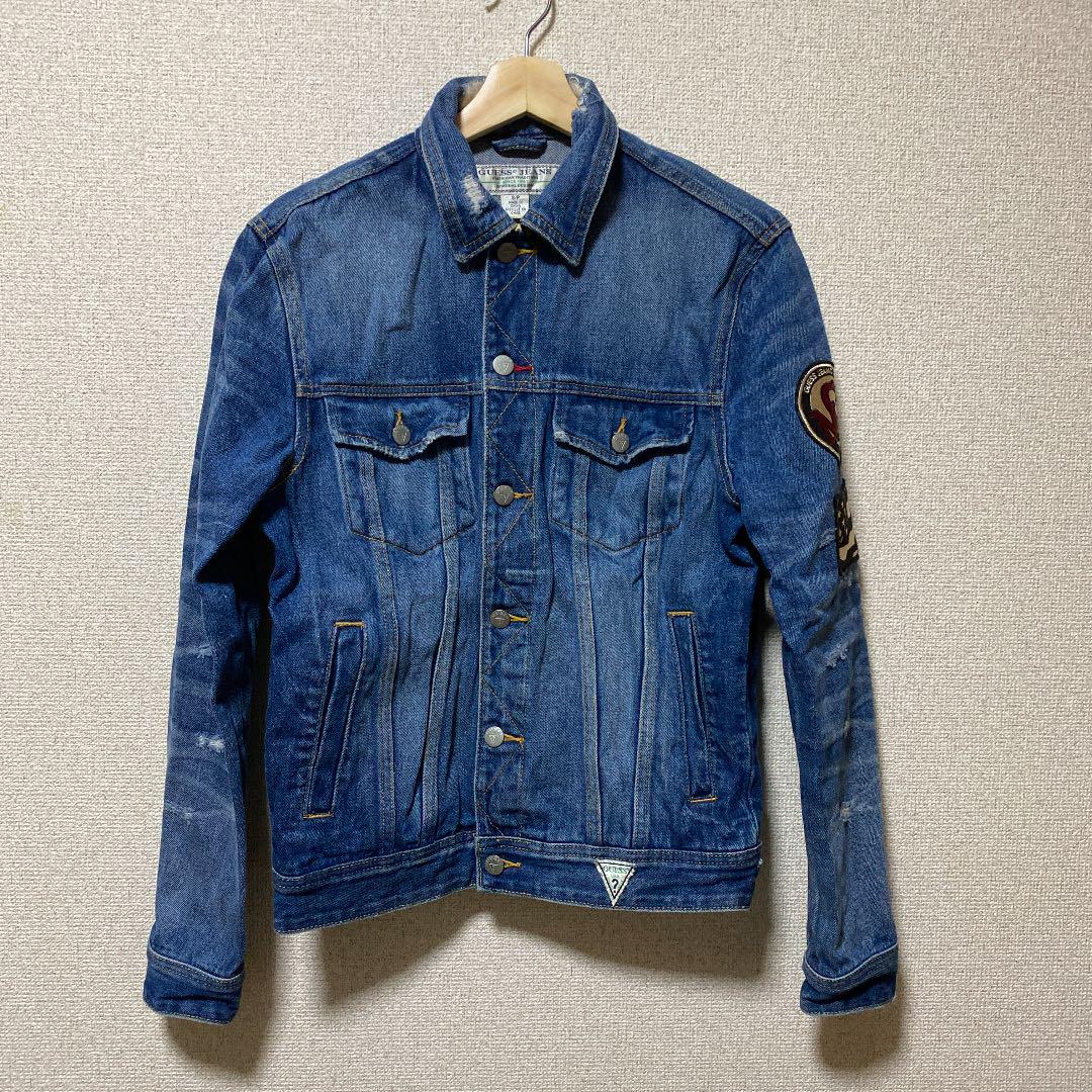 は自分にプチご褒美を GUESSデニムジャケット Gジャン Gジャン/デニム 超人気 Gジャン GUESSデニムジャケット Gジャン/デニムジャケット