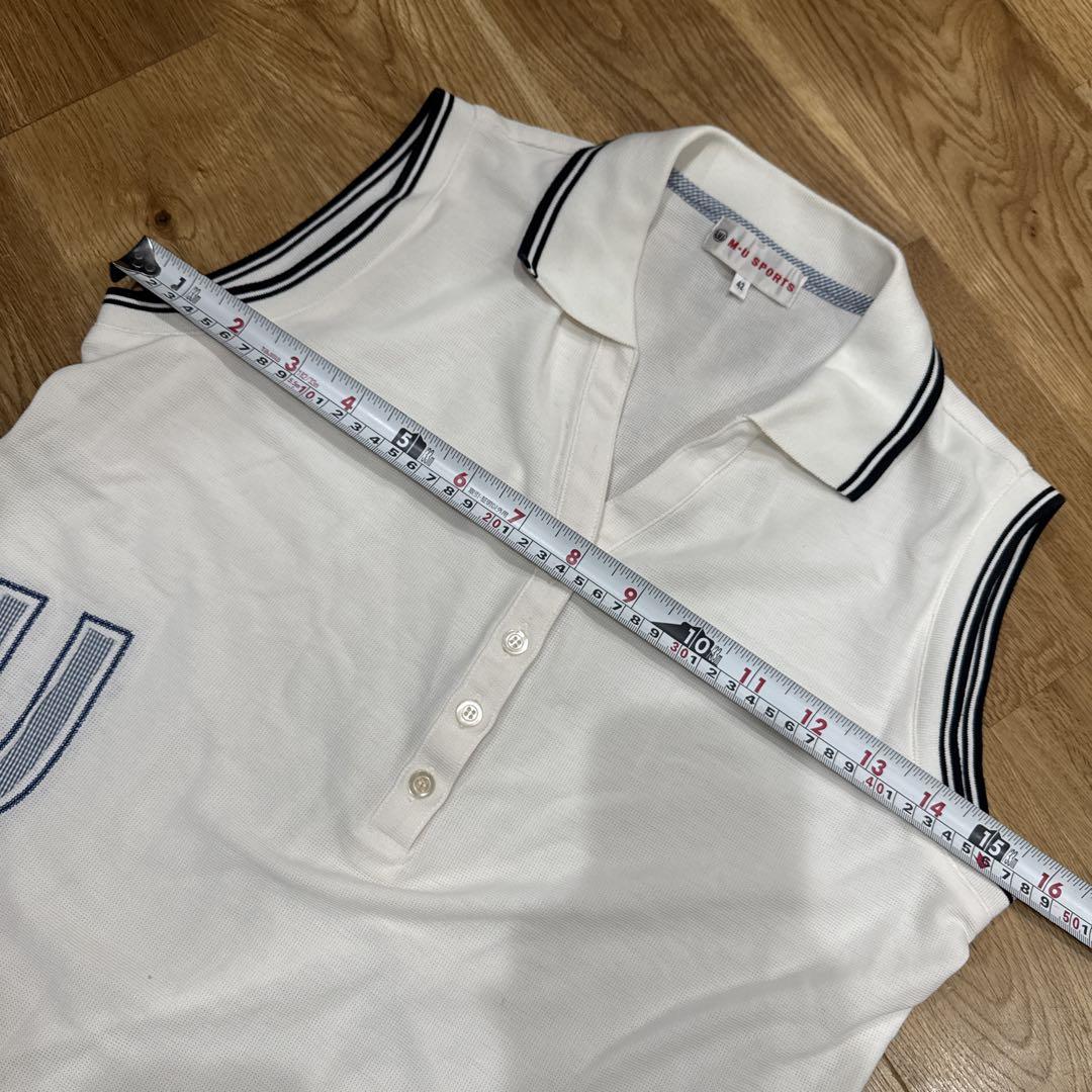 M-U sports ウエサコ ゴルフウェア ノースリーブ レディース 42