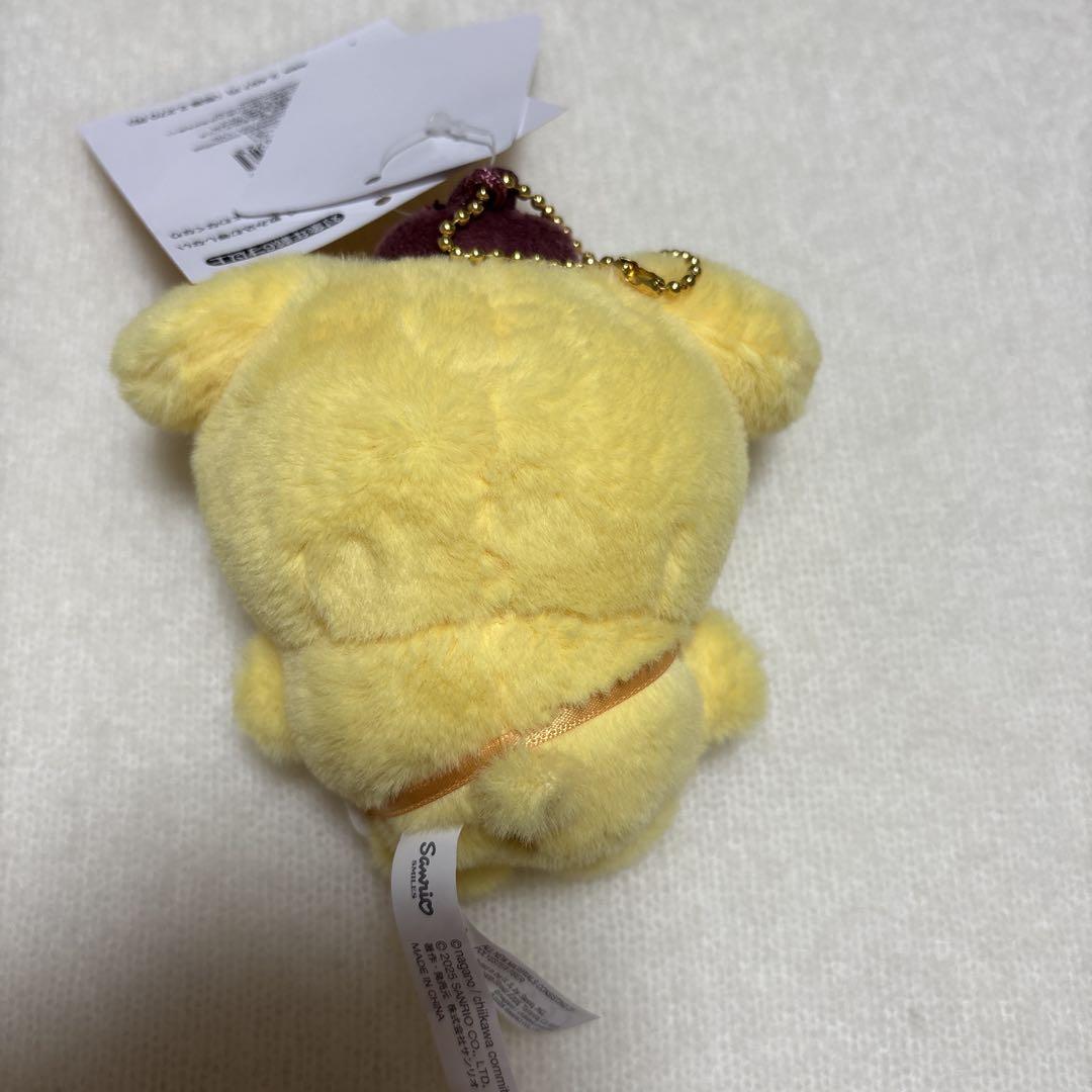 お顔厳選ちいかわ×サンリオ　マスコットホルダーうさぎ×ポムポムプリン 顔厳選 ちいかわ×サンリオ マスコットホルダーうさぎ×ポムポム