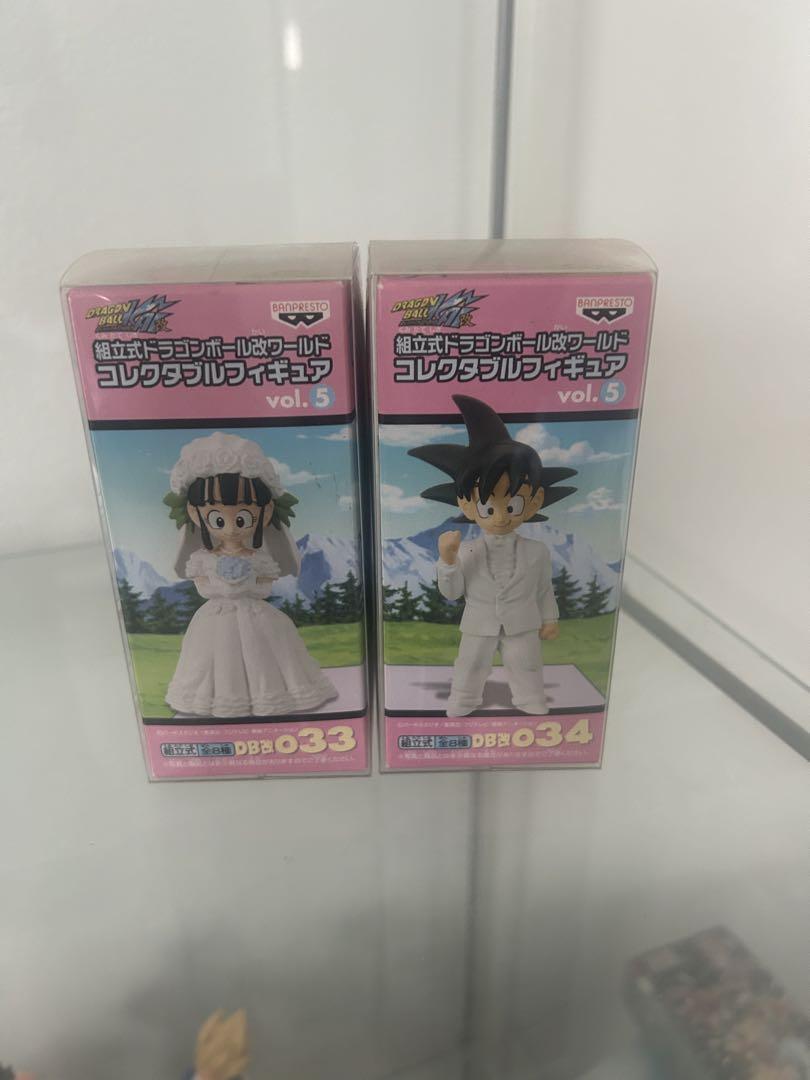 ドラゴンボール ブルマ ベジータ 悟空 チチ 4体セットフィギュア