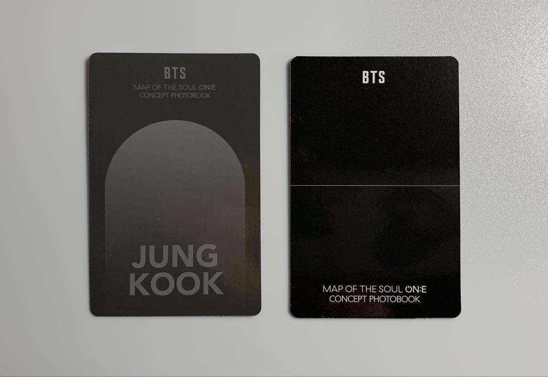 BTS ジョングク　MOS フォトブックトレカ　2種セット