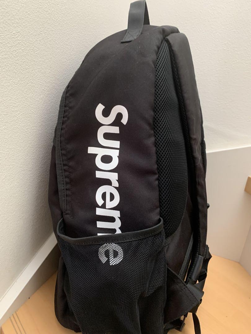 Supreme ブラック バックパック