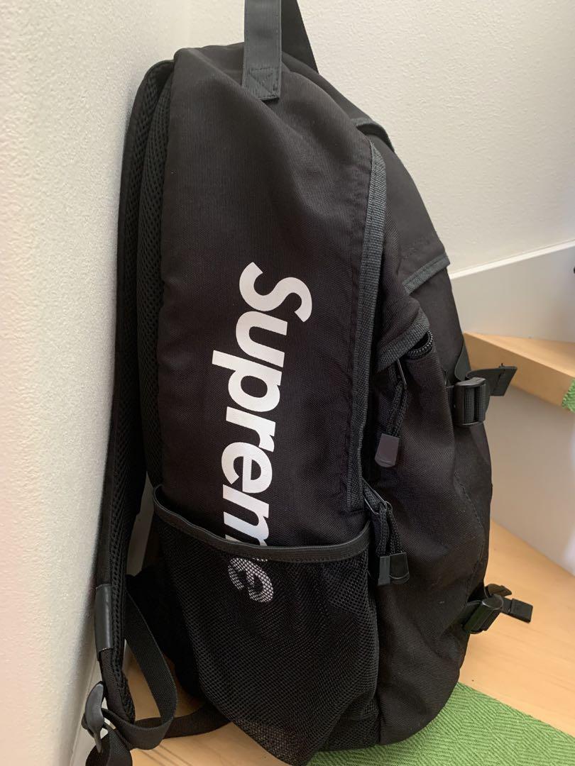 Supreme ブラック バックパック