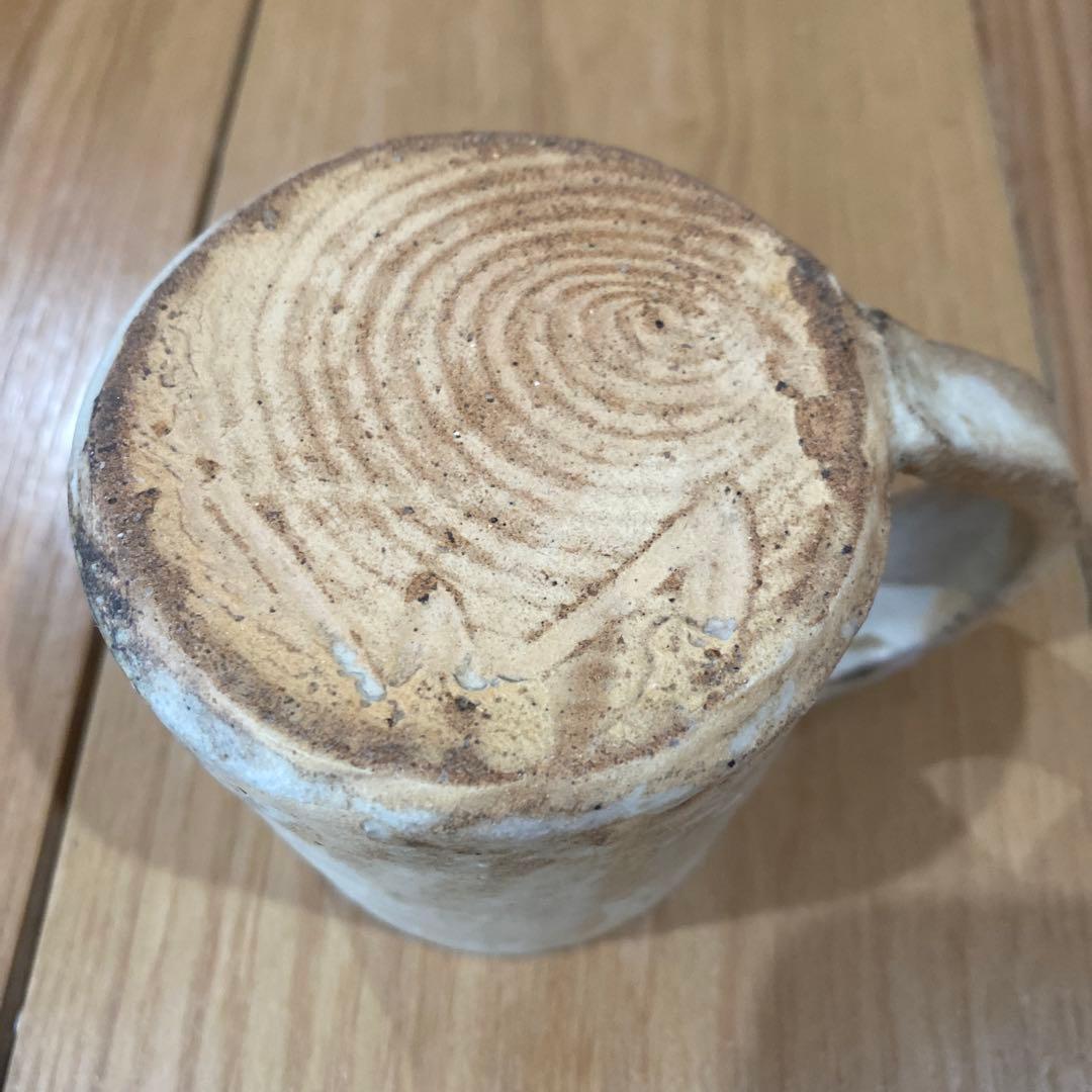 遠藤素子　マグカップ大　粉引きスープカップ 遠藤素子 マグカップ大 粉引きスープカップ