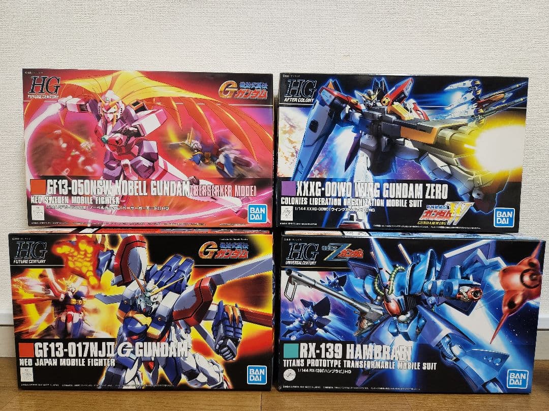 HG ガンプラ 4点セット HGBANDAI