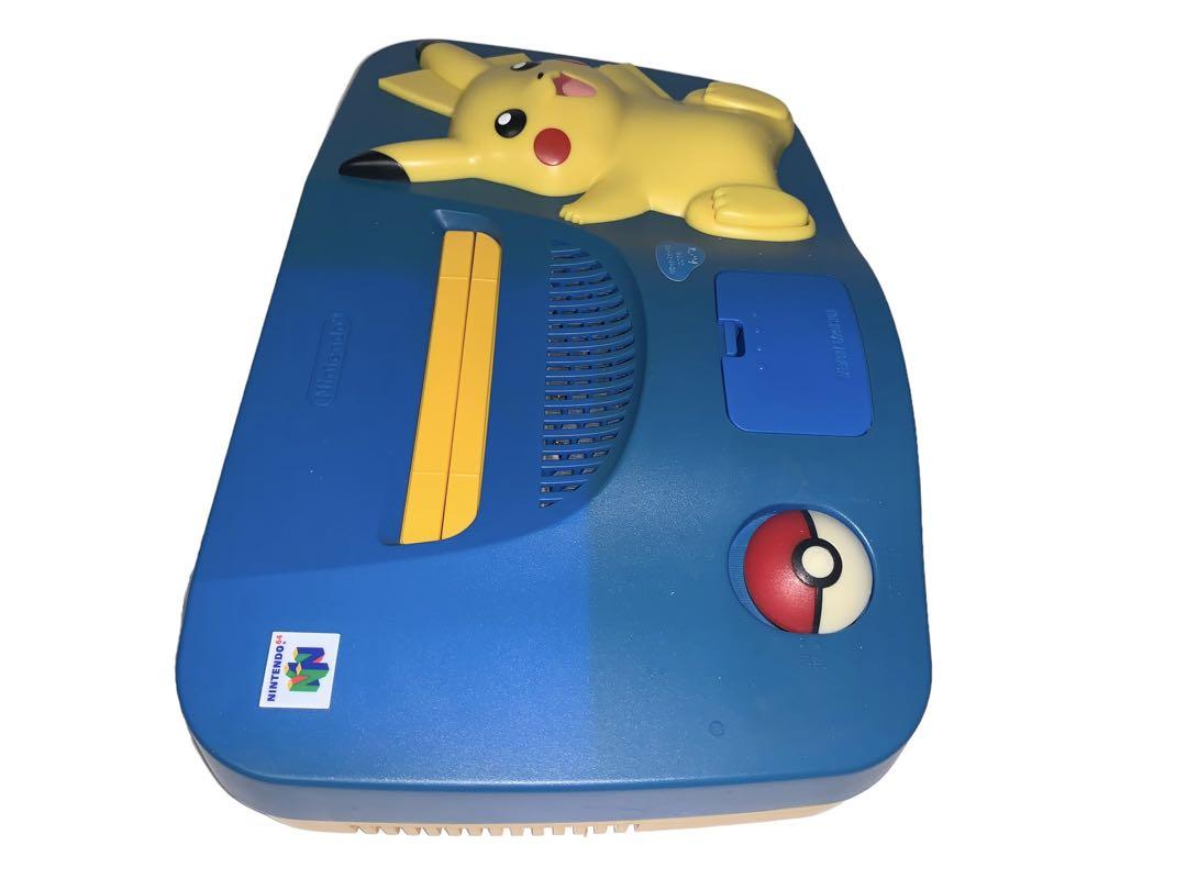 ニンテンドー64 本体　ピカチュウ　ブルー　イエロー　箱付き