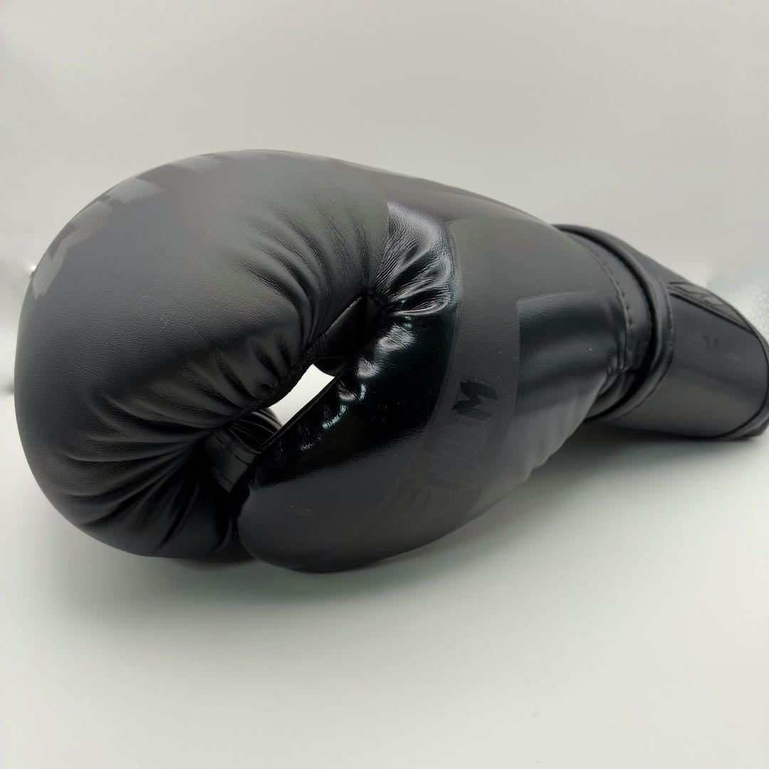 Venum ヴェヌム Elite ボクシンググローブ レザー ブラック 14oz Venum Elite Boxing Gloves - Black - Venum