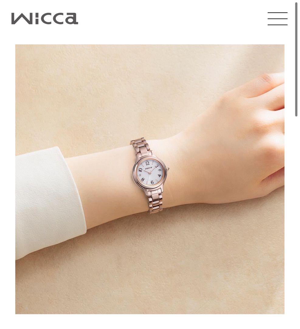 【新品未使用】シチズンwicca KS1-961-11ソーラーテック電波時計
