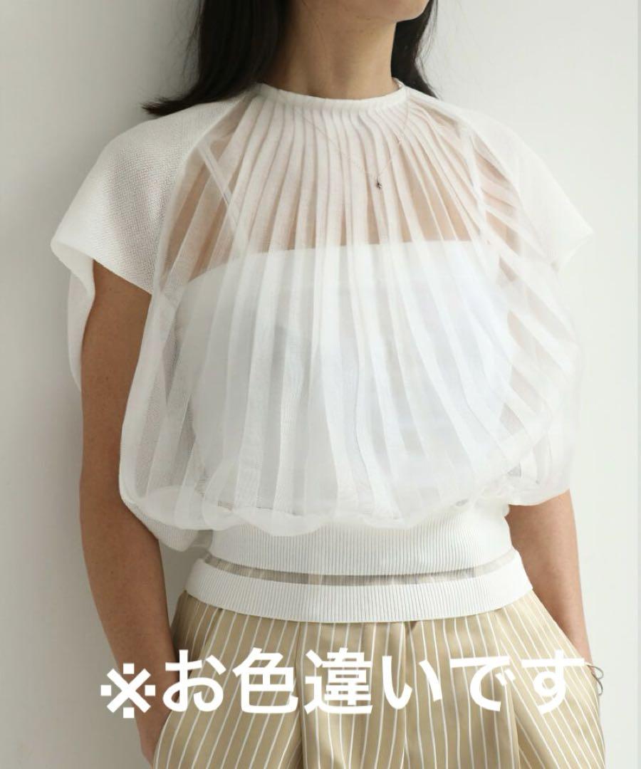 サポートサーフェスsupport surfaceシアーノースリーブニット