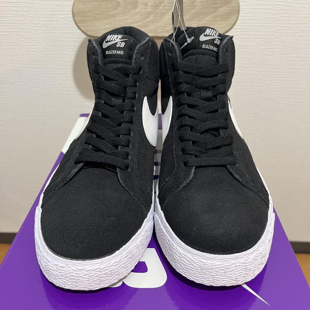 NIKE SB ZOOM BLAZER MID 27cm BK|WT