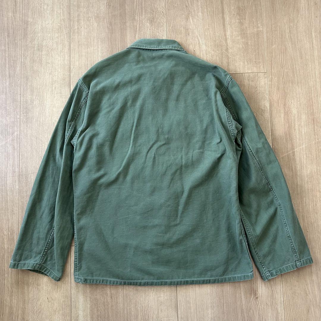 【実物】60s us army ユーティリティシャツOG107 筒袖 軍物　米軍