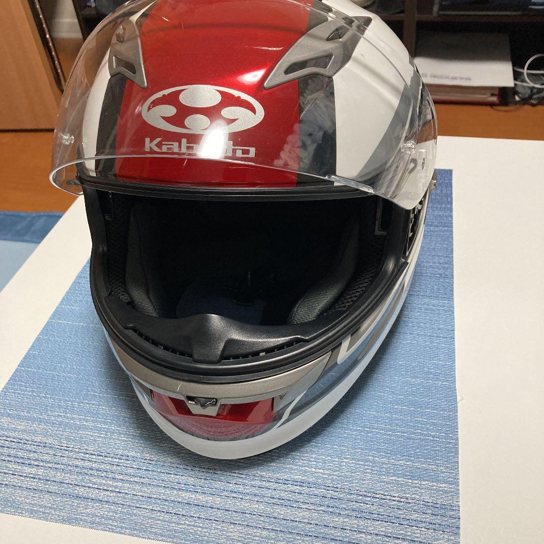 OGKカブト カムイ2クレガント パールホワイトレッド Lサイズ csm.fi.cr