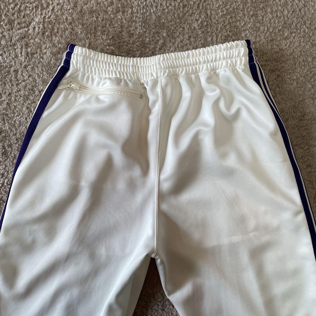 Needles トラックパンツ Poly Smooth purple/ivory
