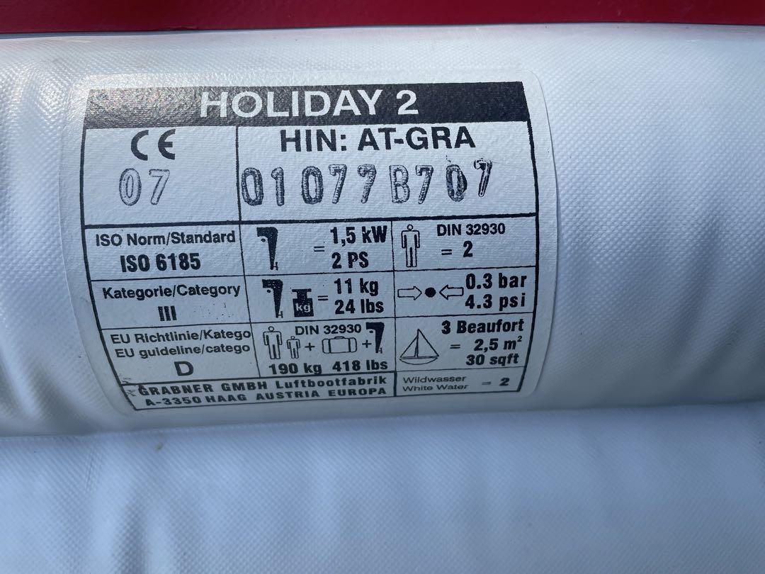 カヌーGRABNER HOLIDAY2グラブナーボートホリデー2