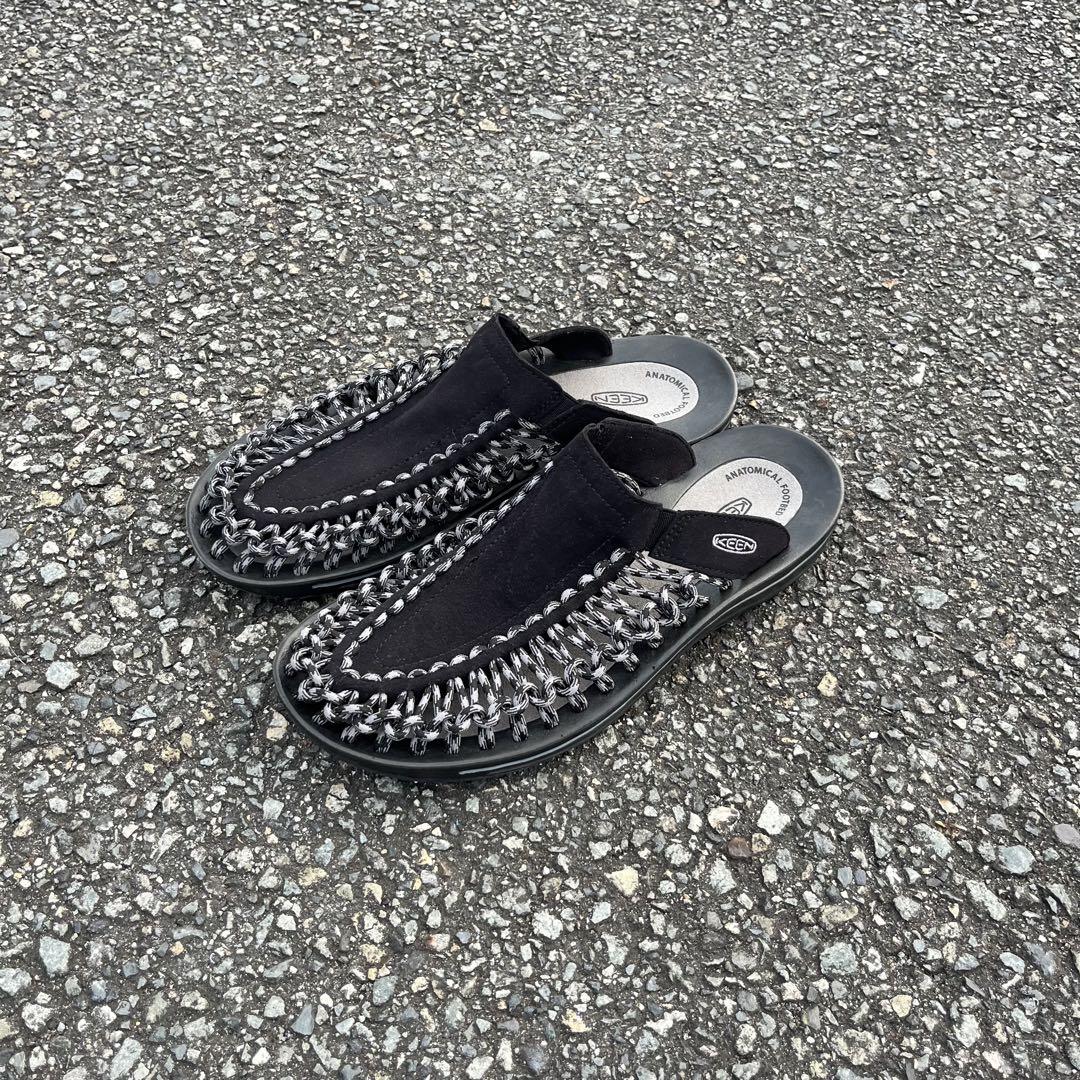 h*a様 KEEN ブラック サンダル　27cm